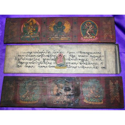 Buddhist Prayer Book From Nepal Atma Ethnic Arts