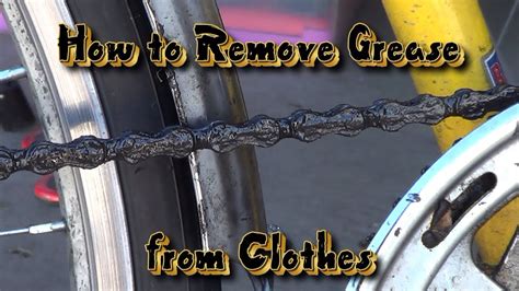 How To Remove Bicycle Grease From Clothes Bicyklez