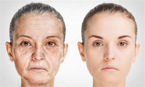 Aging Process Rejuvenation Anti Aging Skin Procedures Old And Young