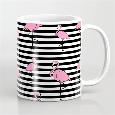 Flamingos Coffee Mug Society6 Flamingo Mugs Coffee Mugs Coffee