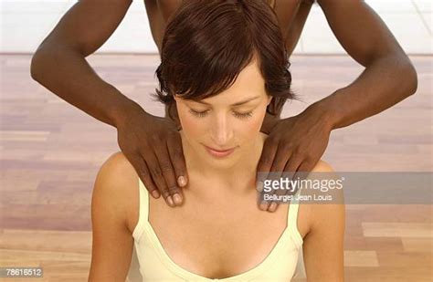 Black Couple Massage Photos And Premium High Res Pictures Getty Images