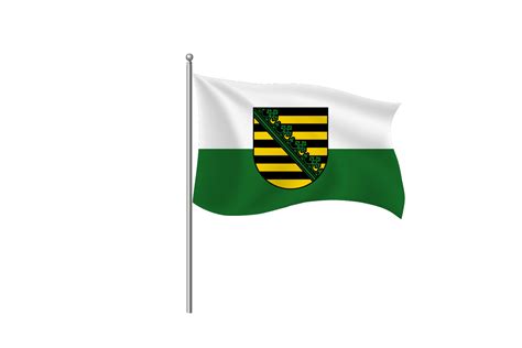 Download Flag Of Saxony 40 Shapes Seek Flag