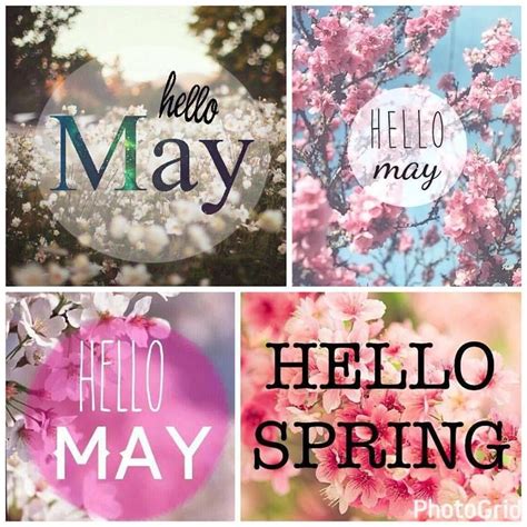 A New Monthnew Expectations Hopes Beginnings Hello May Welcome May