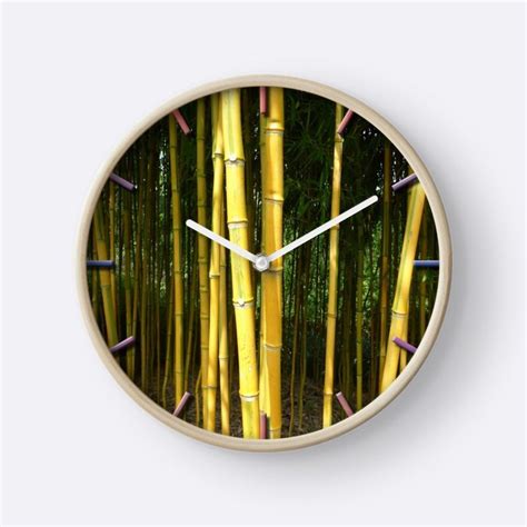 Bamboo Clock By Camphuijsenart Bamboo Clock Tableware