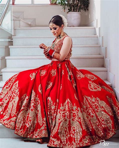 Stunning Red Lehenga Designs That We Loved On Real Brides