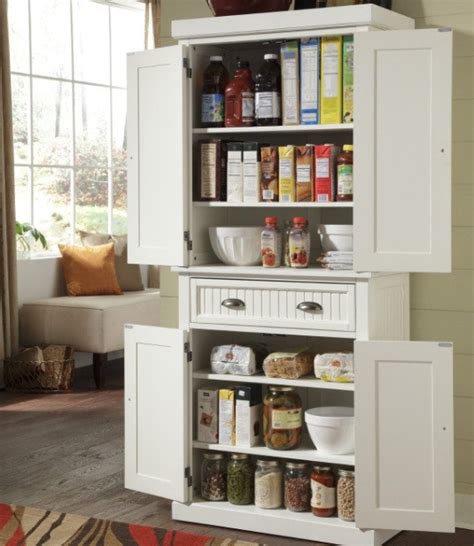 Vingli white pantry cabinet, kitchen pantry storage cabinet, freestanding pantry cupboard, 2 door pantry for laundry room, kitchen, apartment. Freestanding pantry cabinet with drawer and 2 cabinet doors