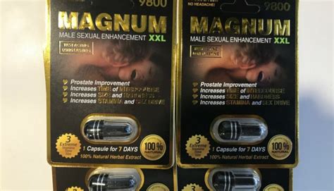 Magnum Xxl 9800 Sexual Efficiency Male Enhancement Capsule 100