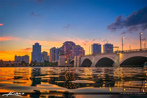 Maybe you would like to learn more about one of these? West Palm Beach Skyline Waterway Royal Park Bridge