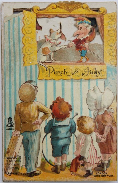 Punch And Judy Panorama By Tuck Raphael 1880 Michael S Kemp