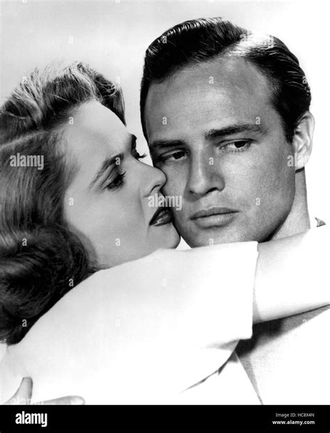 The Wild One Mary Murphy Marlon Brando 1954 Stock Photo Alamy