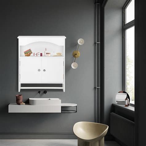 The lights are operated via one touch and they offer the perfect amount of light for whatever. Bathroom Wall Mount Over Medicine Cabinet Toilet Storage ...