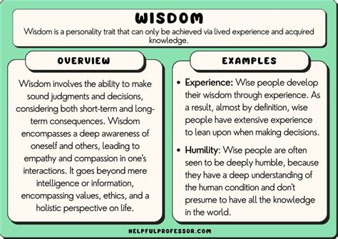 35 Wisdom Examples 2024