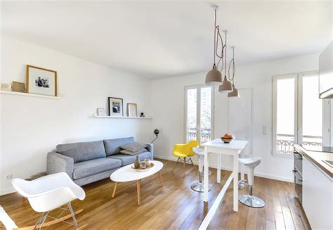 30 Square Meter Apartment In Paris Looks Airy And Spacious