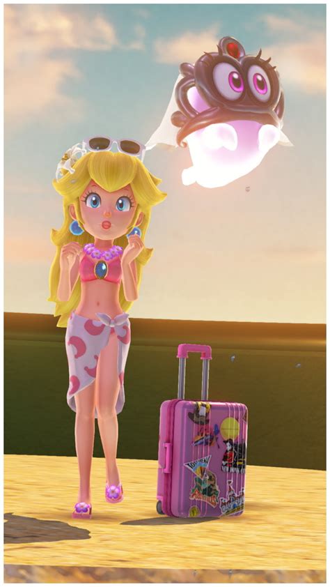 Peach has an affinity for the color pink, which accents her feminine personality and kind temperament. VGBites — Peach & Mario's Vacation: Seaside Kingdom Wait…...