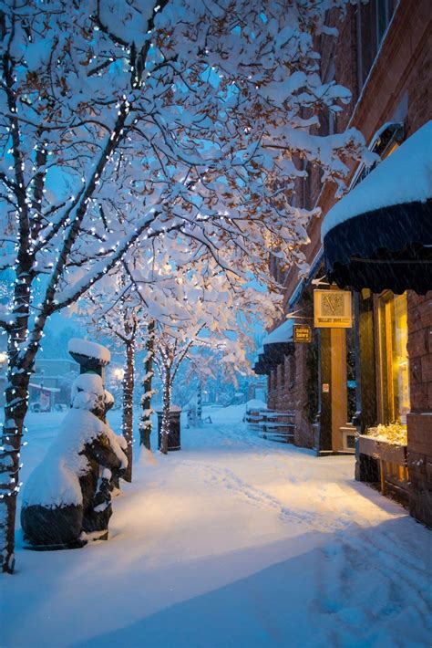 A Lovely Winters Night Winter Scenes Pinterest Snö