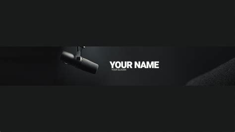 Free Podcast Youtube Banner Template 5ergiveaways