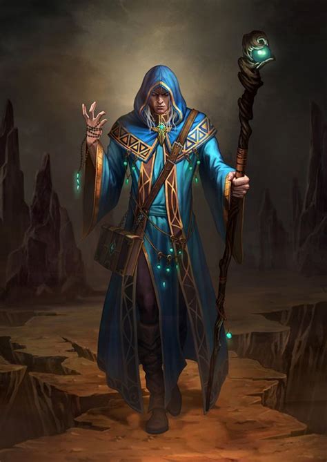 Powerful Wizards Adept At Strong Magicks Fantasy Wizard Character
