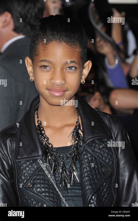 Willow Smith Daughter Of Will Smith And Jada Pinkett Smith At The World Premiere Of The
