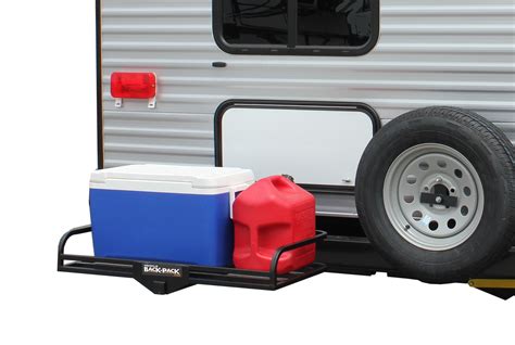 Vehicle Backpack Rv And Camper Bumper Mount Cooler Rack