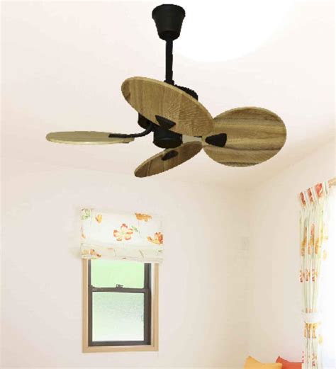 Buy Fanzart Atom 34 Wall Mounted Fan With 4 X Natural Wooden Blades