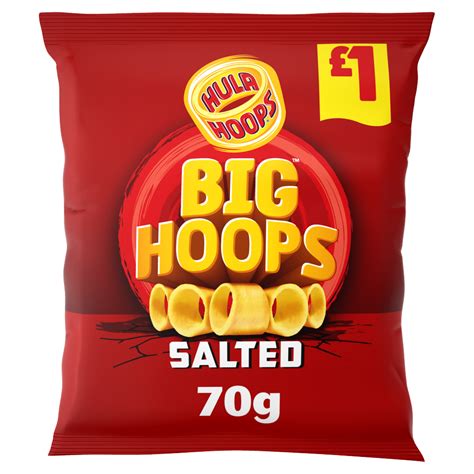 Hula Hoops Big Hoops Original Crisps 70g £1 Pmp