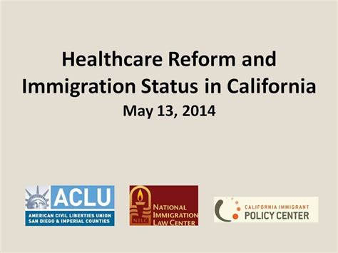 Healthcare Reform And Immigration Status In California Youtube