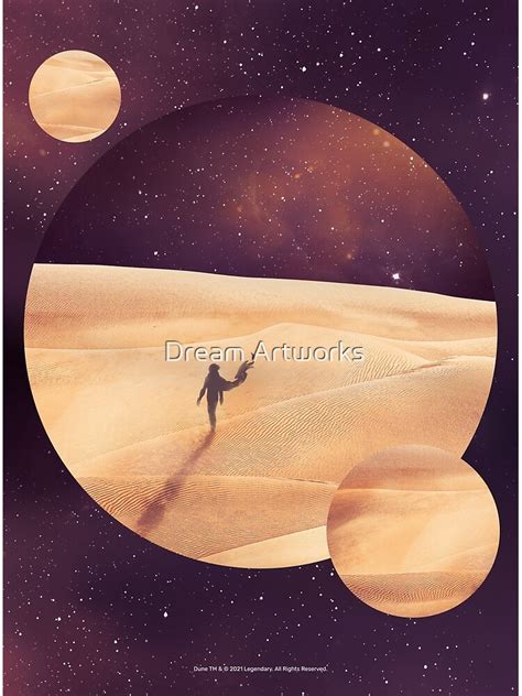 Dune Arrakis With Two Moons Minimalist Movie Design Poster For Sale