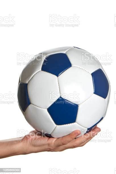 Hand Holding Ball Stock Photo Download Image Now Soccer Ball