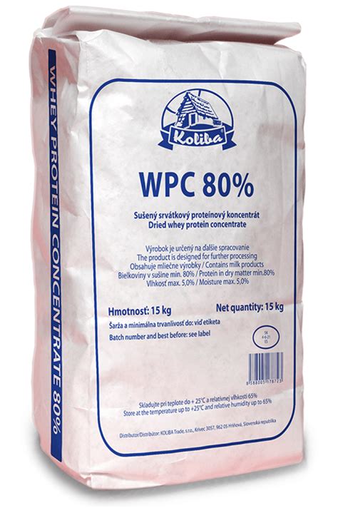Wpc 80 Whey Protein Concentrate Powder Koliba Wpc Best Slovak Food