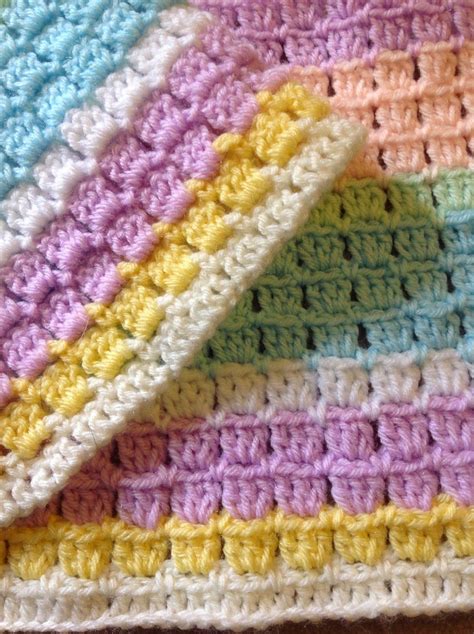This free crochet baby blanket pattern by aesthetic nest uses one of my very favorite techniques: OYA's WORLD- Crochet-Knitting: Crochet: BLOCK STITCH Baby ...