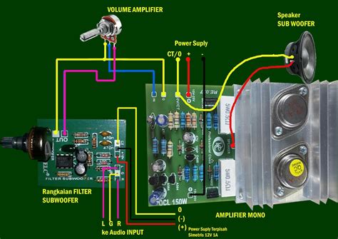 Cara Merakit Power Ampli Mini Amplifier Ampli Rangkaian Skema Komponen My XXX Hot Girl