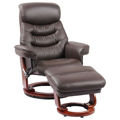 Benchmaster Happy Reclining Chair And Ottoman And Adjustable Hidden