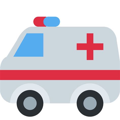 Ambulance Emoji Clipart Free Download Transparent Png Creazilla