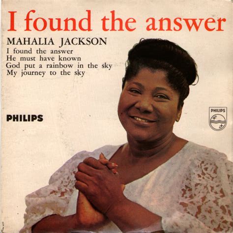 Mahalia Jackson I Found The Answer Vinyl Discogs