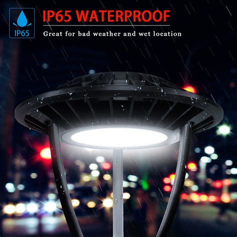 Buy Led Post Top Light 100w Dlcetl Listed 14000lm 5000k Daylight Ip65