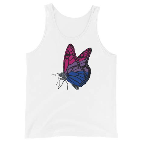 Bisexual Butterfly Jersey Tank Top XS 2XL Etsy