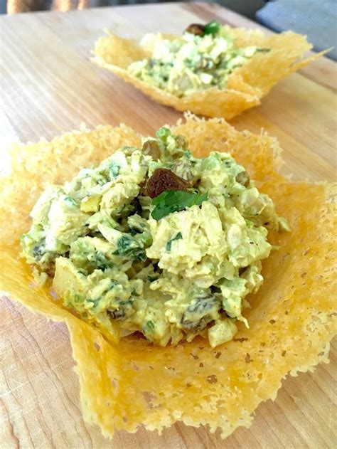 Add the chicken and cook, turning once, until golden, about 3 minutes per side. Pioneer Woman's Curried Chicken Salad on Parmesan Crisps I ...