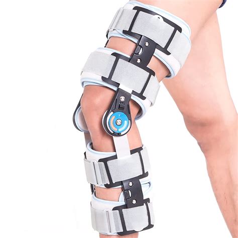 Buy Hinged Rom Knee Brace Adjustable Post Op Knee Brace For Aclpclmcl