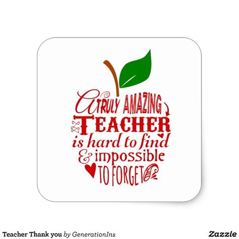 Truly Amazing Teacher Red Apple Classic Round Sticker Zazzleca