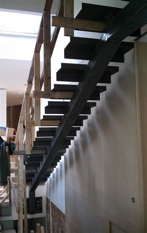 Concrete filled metal pan stairs are a tread system commonly used in steel stairs for commercial and residential buildings. DETAIL - interior stair_ « home building in Vancouver
