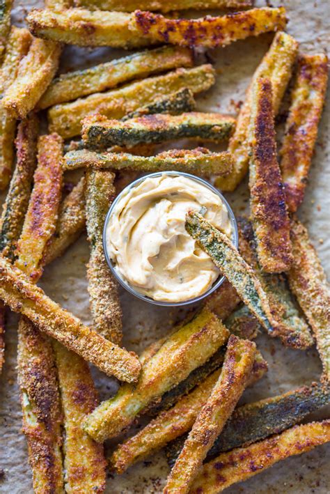 Thinly sliced, seasoned, dehydrated, and crispy you might wonder how to use the shredded zucchini. The Best Crispy Baked Zucchini Fries | Gimme Delicious