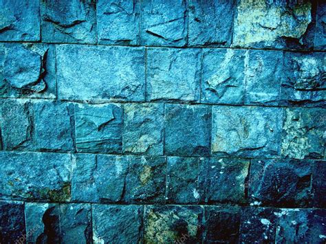 Abstract Blue Stone Wall Texture — Stock Photo © Malydesigner 15344831