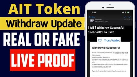 Ai Trader Token Withdrawal Update Ait Token Mainnet Withdraw Update