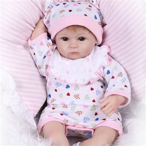 Get Reborn Baby Doll Girl Baby Bath Toy Silicone Body Eyes Open With