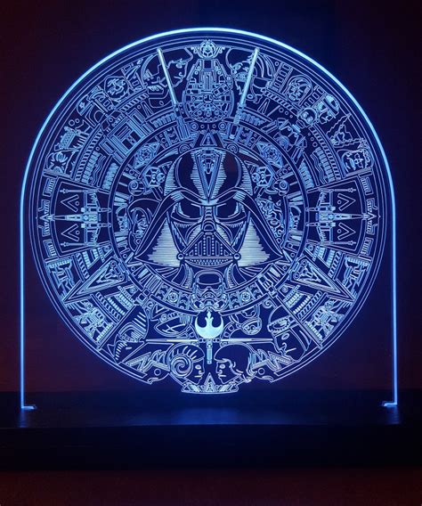 Star Wars Aztec calendar style Etchings & Engravings Art & Collectibles