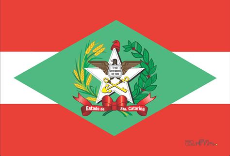 Bandeira Do Estado De Santa Catarina