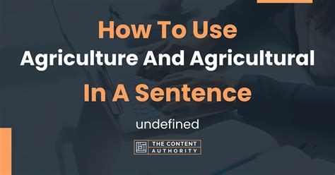 The Sentence The Eu's Agriculture