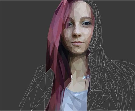 Low Poly Portrait From Photo Custom Personal Portrait To Etsy