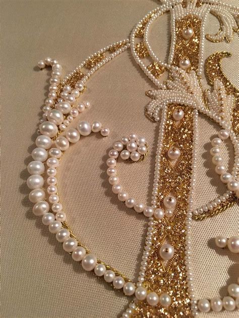 Pin By Amal Homschooling On Embroidery In 2020 Bead Sewing Pearl