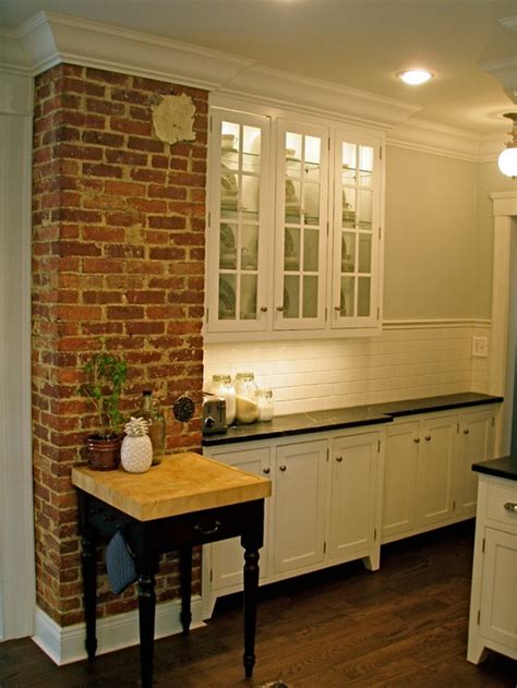 Exposed Brick Chimney | Houzz